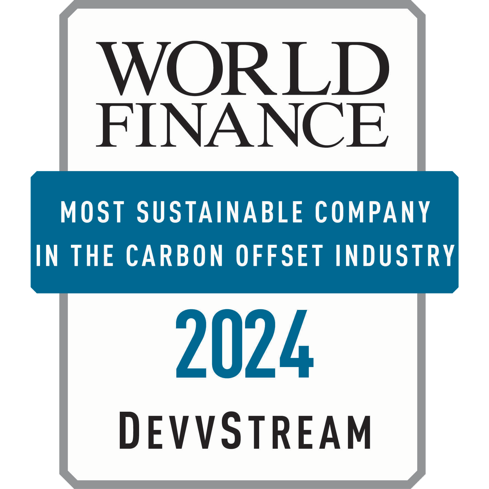DevvStream 2024 World Finance Logo